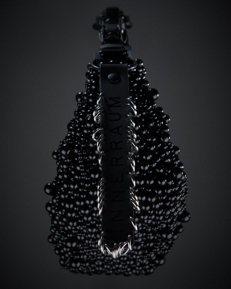 INNERRAUM x JUNYA WATANABE – HALF MOON BAG with PEARLS