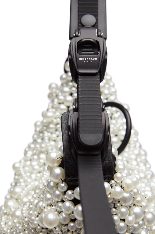 INNERRAUM x JUNYA WATANABE – HALF MOON BAG with PEARLS